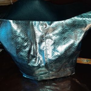 ION SILVER AND BLACK BAG